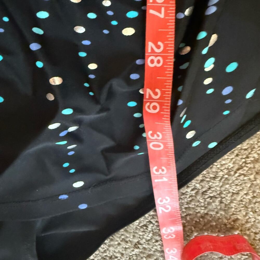 Swimsuits For All One Piece Swimsuit Teal and Black Splatter Women Size 24 - Picture 9 of 10